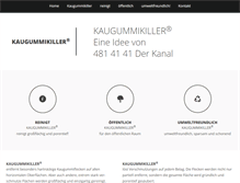 Tablet Screenshot of kaugummientfernung.at